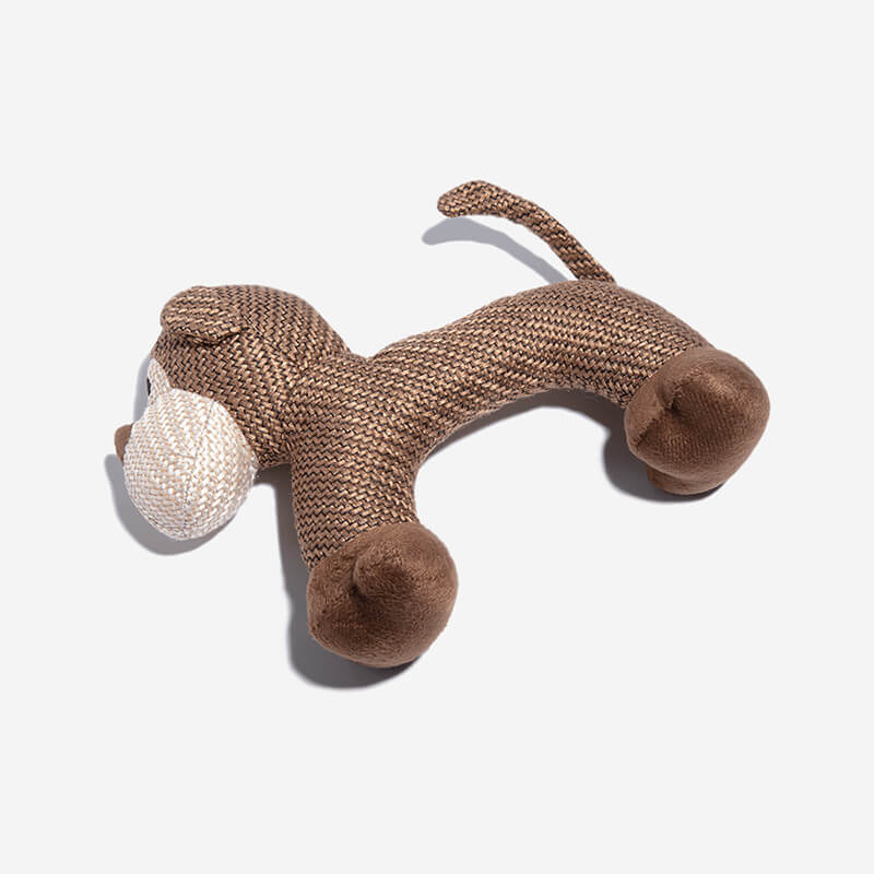 Animal Squeaky Plush Dog Toy - FUNNYFUZZY