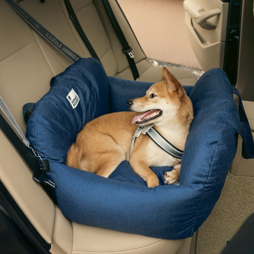 Dog Car Seat Bed - First Class - FUNNYFUZZY