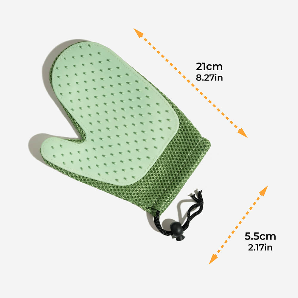 Pet Grooming Glove - Silicone Double Sides Pet Floating Brush - FUNNYFUZZY