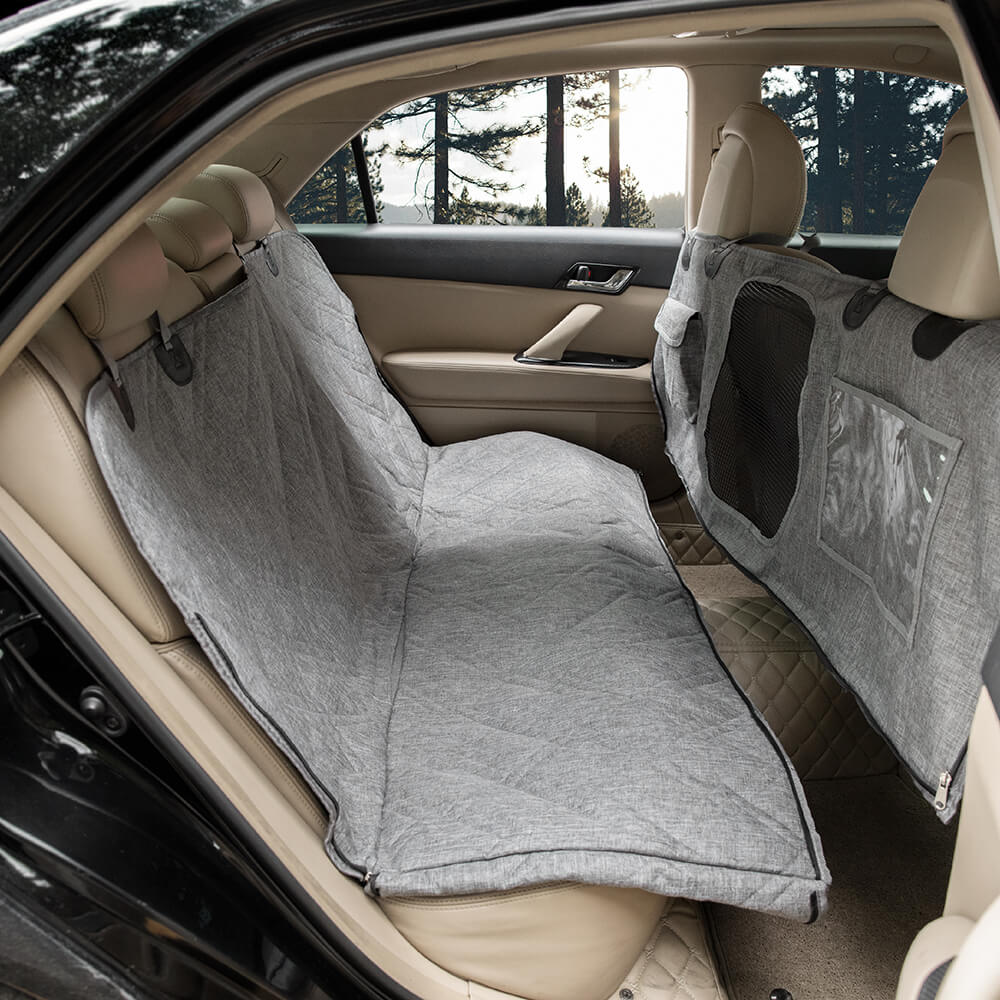 Cationic Fabric Oxford Fabric Waterproof Scratch Resistant Dog Car Seat Cover - FUNNYFUZZY