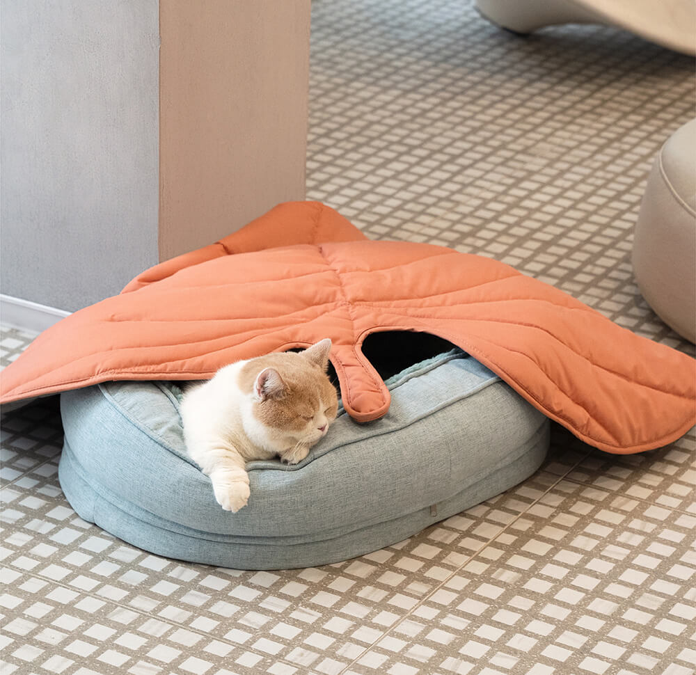 Leaf Shape Dog Blanket - FUNNYFUZZY