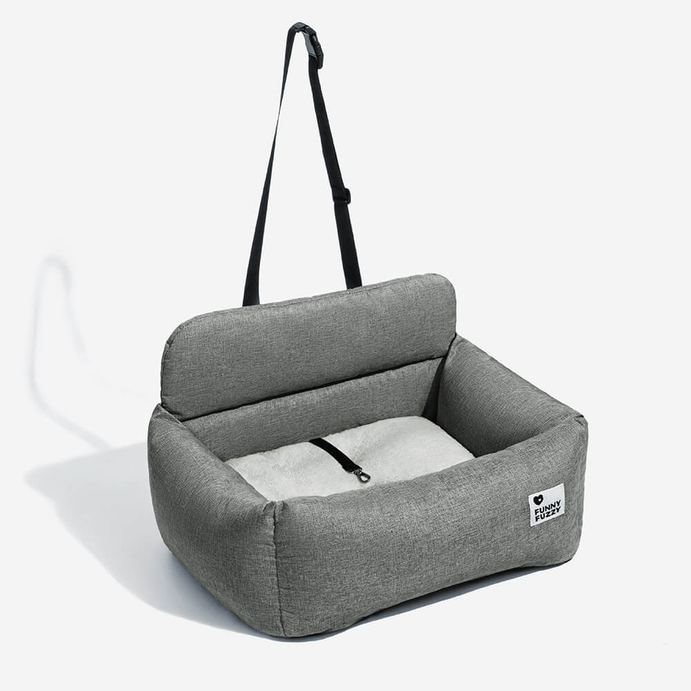 Travel Bolster Full Durable Washable Dog Car Back Seat Bed - FUNNYFUZZY