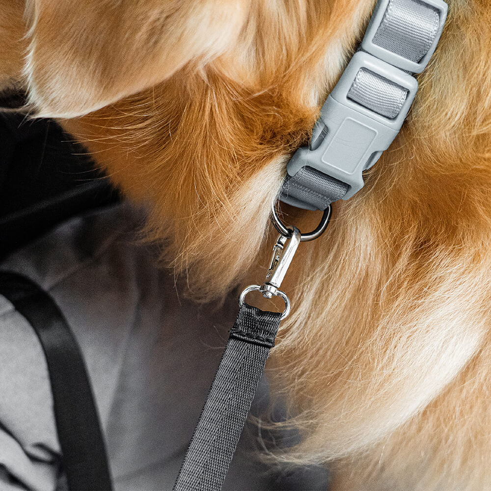 Travel Bolster Safety Medium Large Dog Car Back Seat Bed - FUNNYFUZZY
