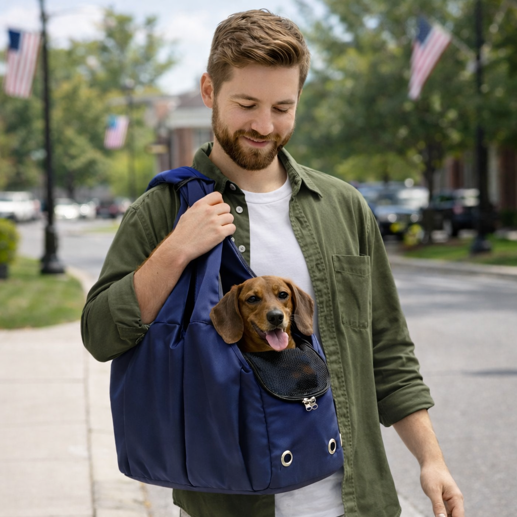 Portable Shoulder Dog& Cat Carrier Pet Carrier Bag