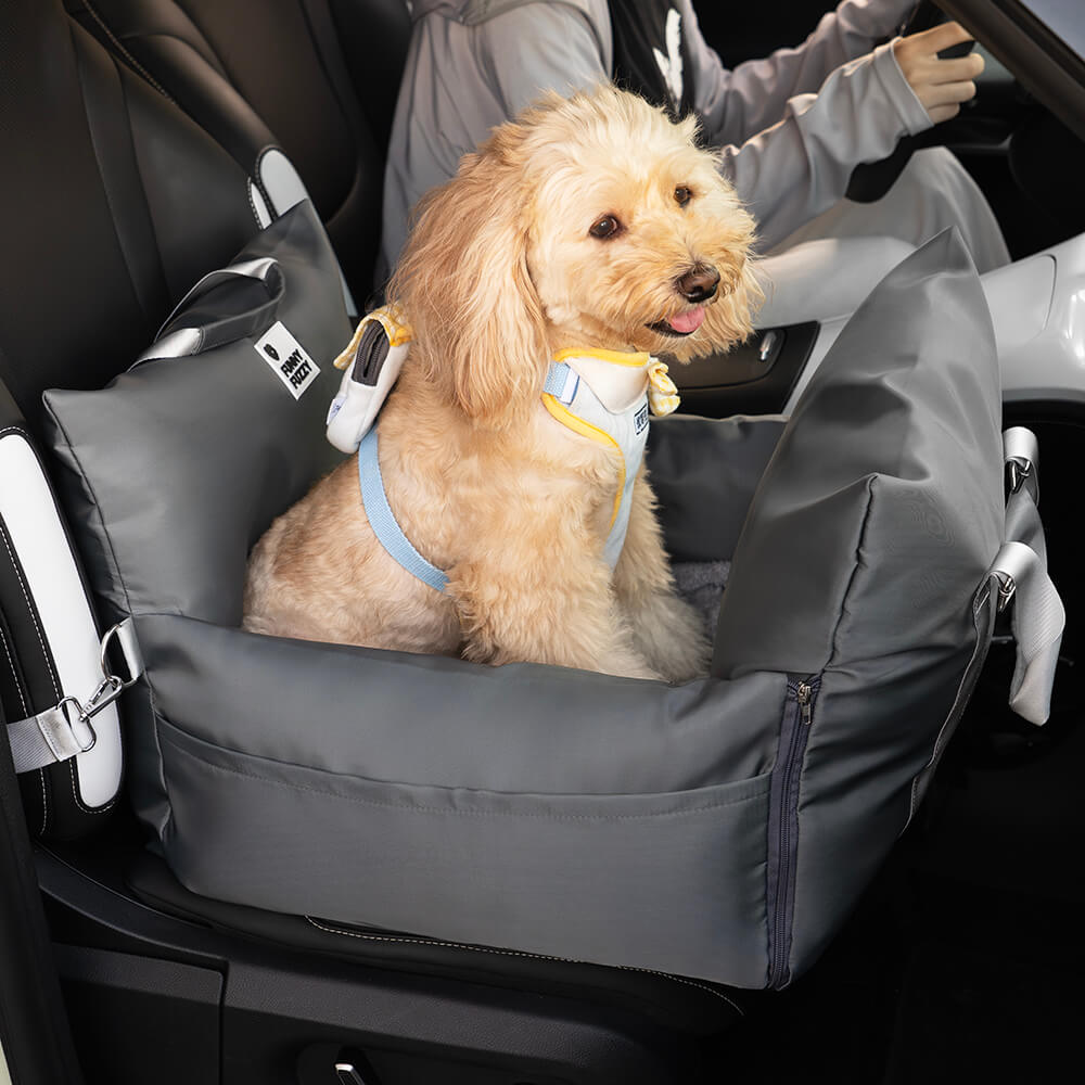 Dog Car Seat Bed - First Class - FUNNYFUZZY