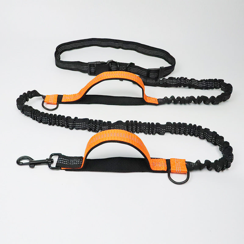 Multifunction Hands Free Dog Leash With Safety Seat Belt - FUNNYFUZZY